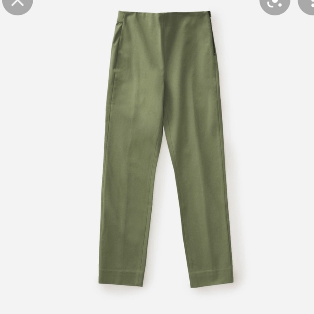 Everlane Side-Zip Stretch Cotton Pants
